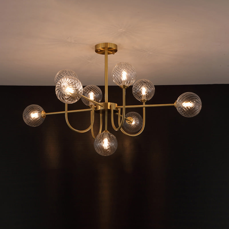 Luxury Globe Glass Chandelier - LM1082 - Lumora
