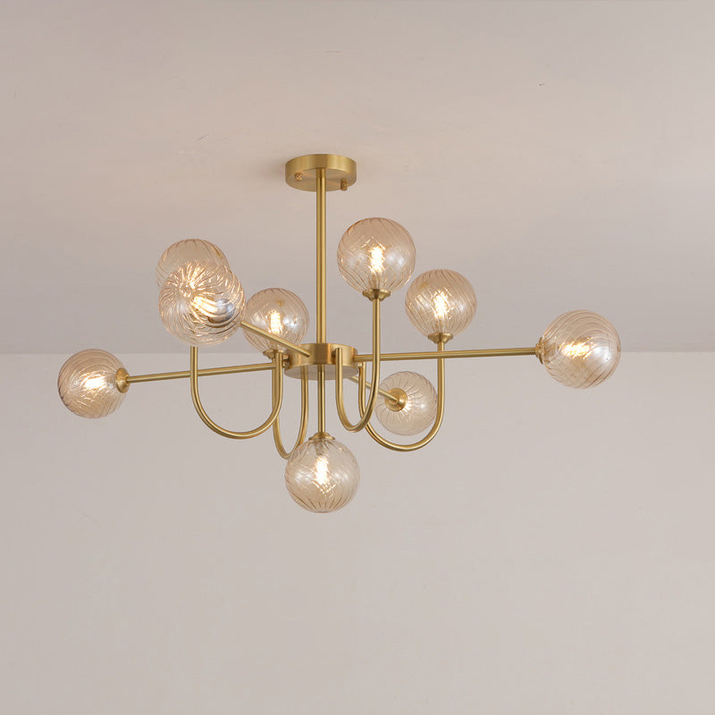Luxury Globe Glass Chandelier - LM1082 - Lumora