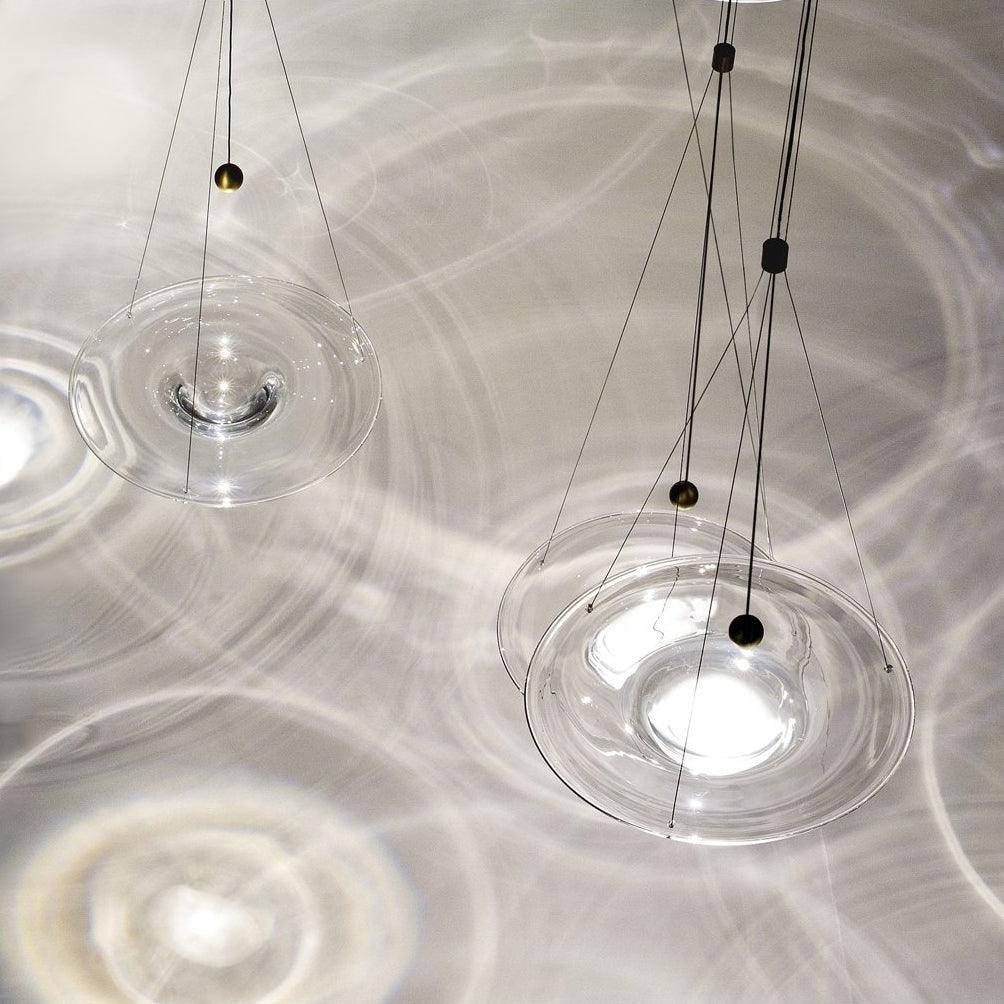 Glass Disc Pendant Light - LM1117