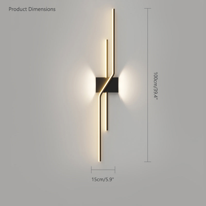 Sculptural Up Down Wall Sconce-LM1039