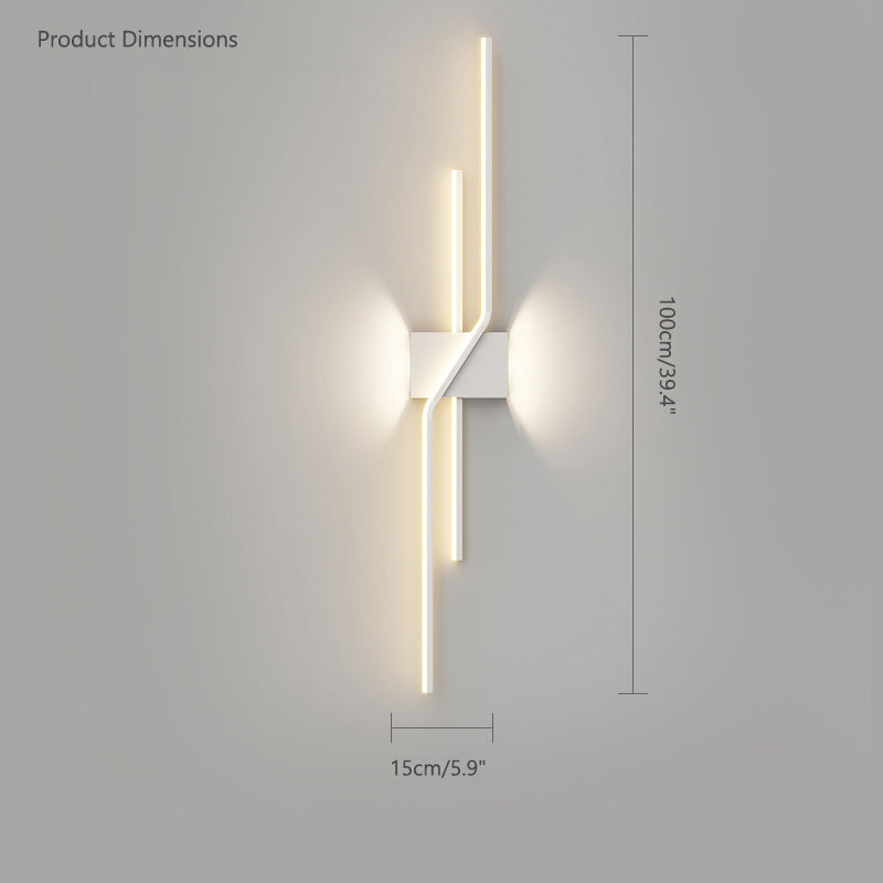 Sculptural Up Down Wall Sconce-LM1039
