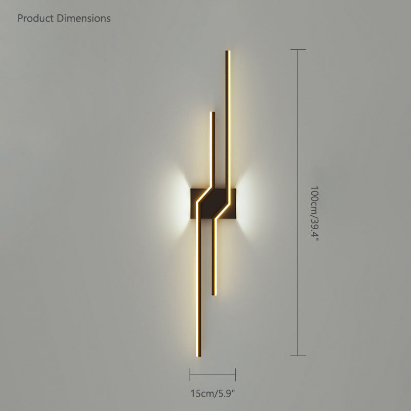 Sculptural Up Down Wall Sconce-LM1039
