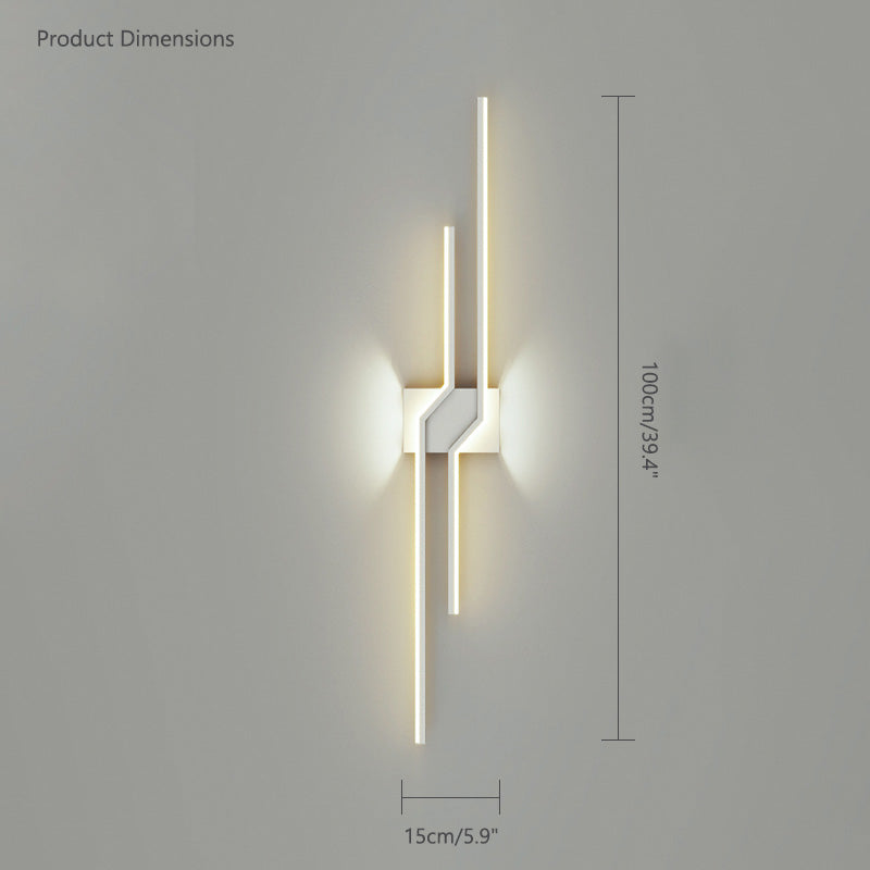Sculptural Up Down Wall Sconce-LM1039
