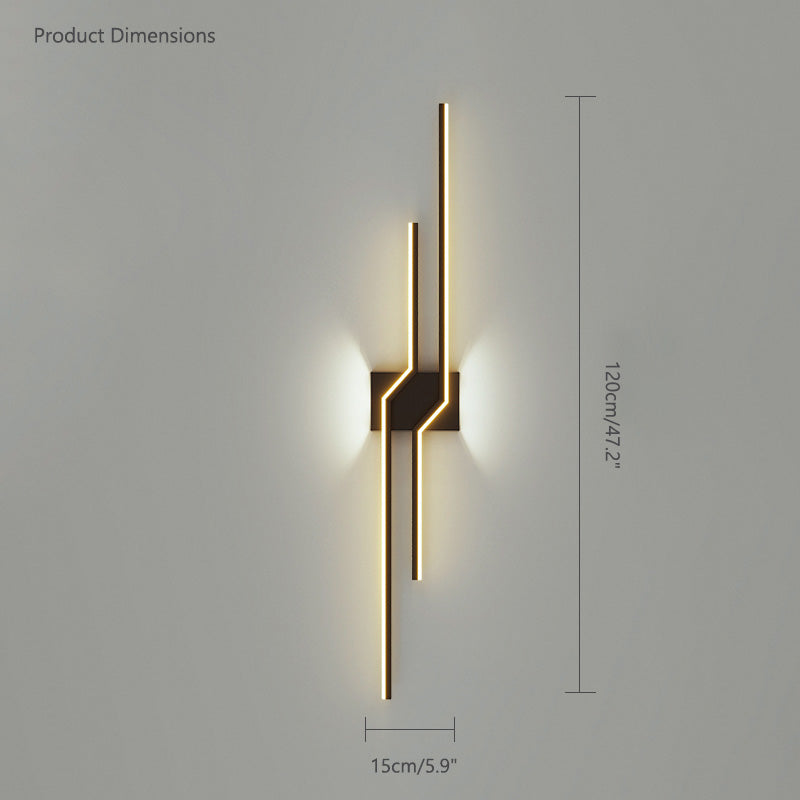 Sculptural Up Down Wall Sconce-LM1039