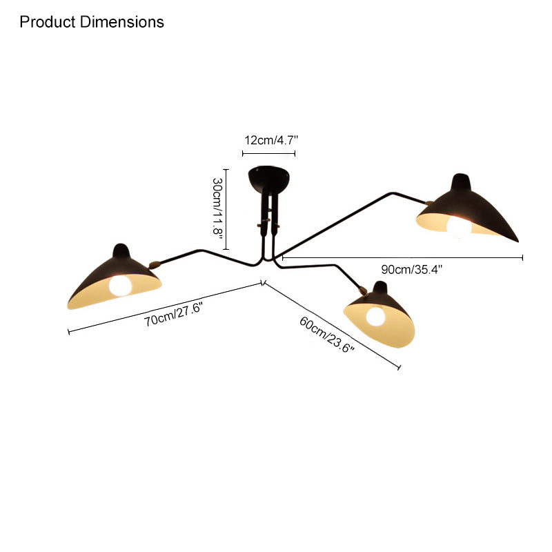 Nordic Spider Multi-Arm Chandelier - LM1028 - Lumora