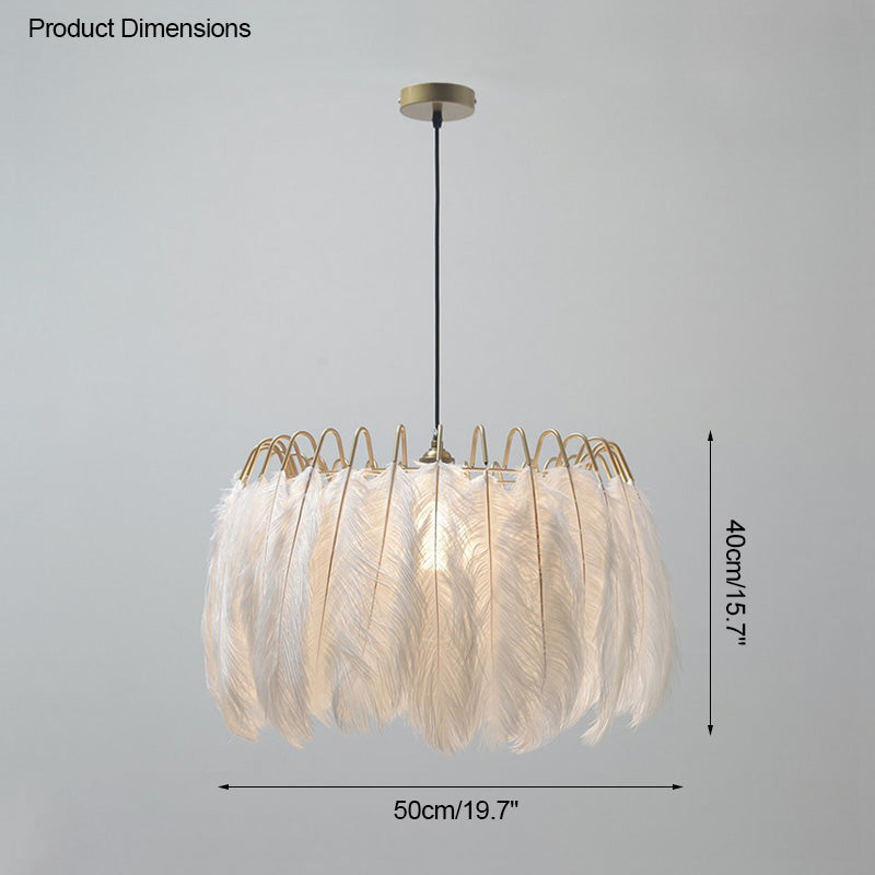 Celestia Feather Chandelier - LM1091 - Lumora