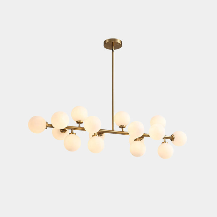 Glass Globes Linear Chandelier - LM1049 - Lumora