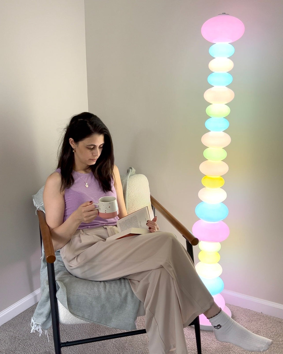 Colorful Glass Floor Lamp - LM1126