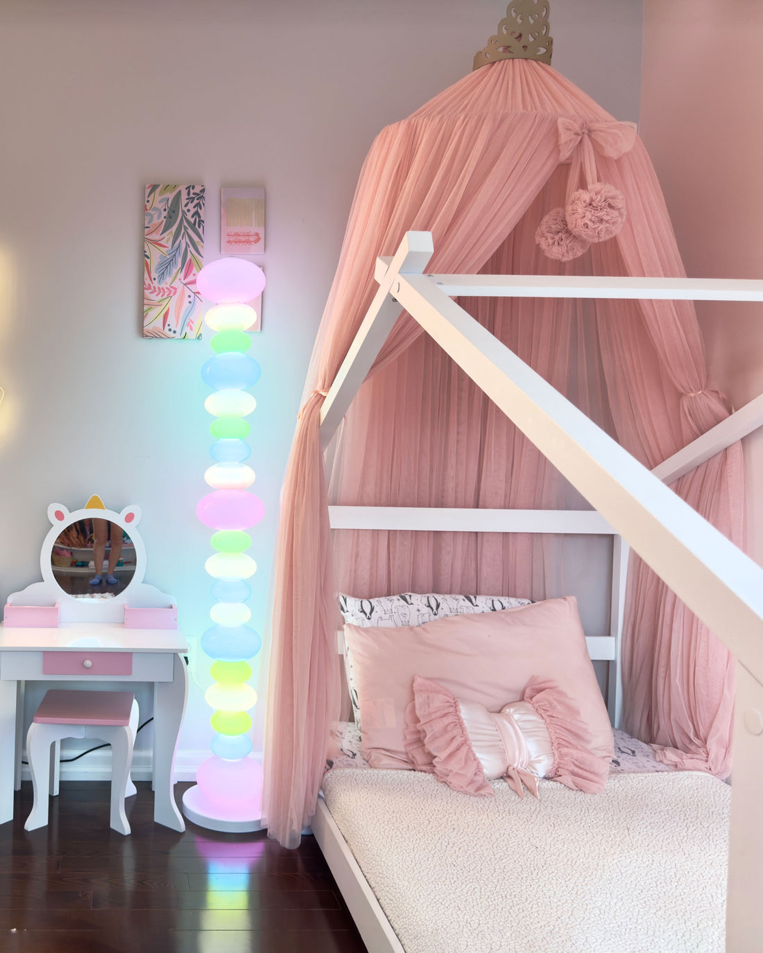 Colorful Glass Floor Lamp - LM1126