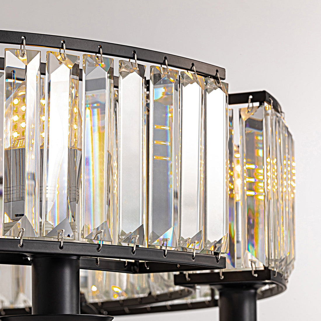 Rustic Crystal Wagon Wheel Chandelier - LM1034 - Lumora
