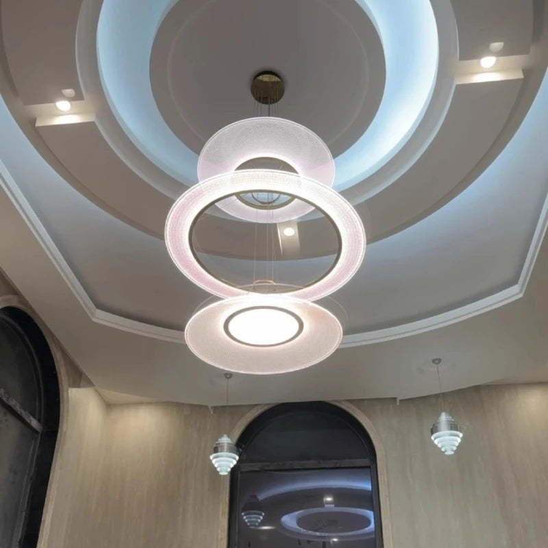 Luxury Modern LED Crystal Ring Chandelier – LM1052 - Lumora