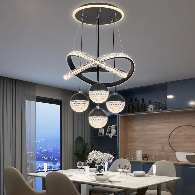 Modern LED Crystal Chandelier - LM1129