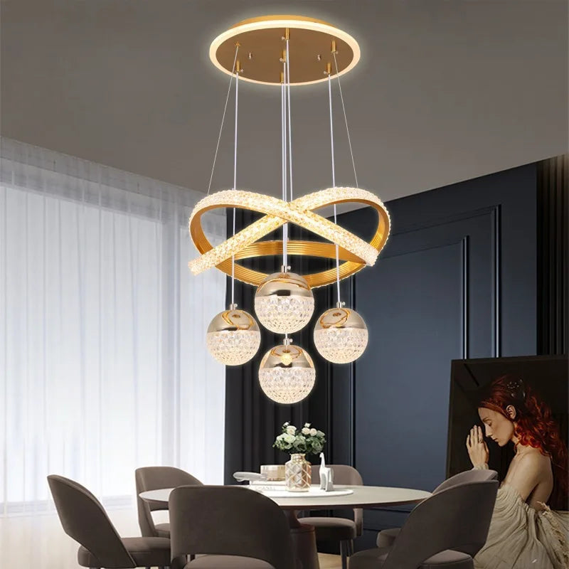 Modern LED Crystal Chandelier - LM1129