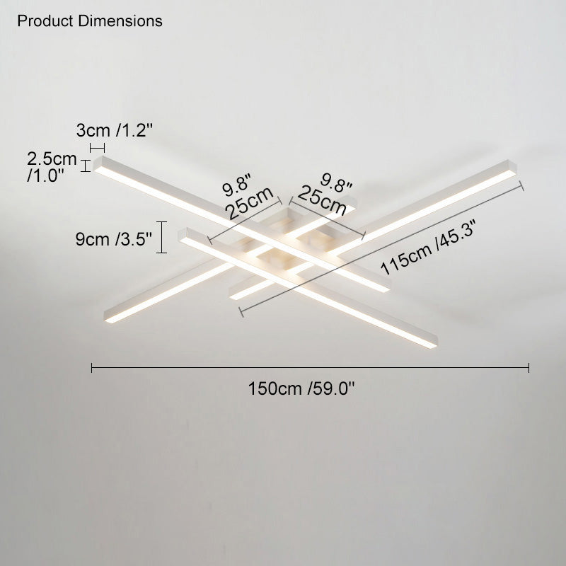 Crossline Flush Light - LM1007 - Lumora