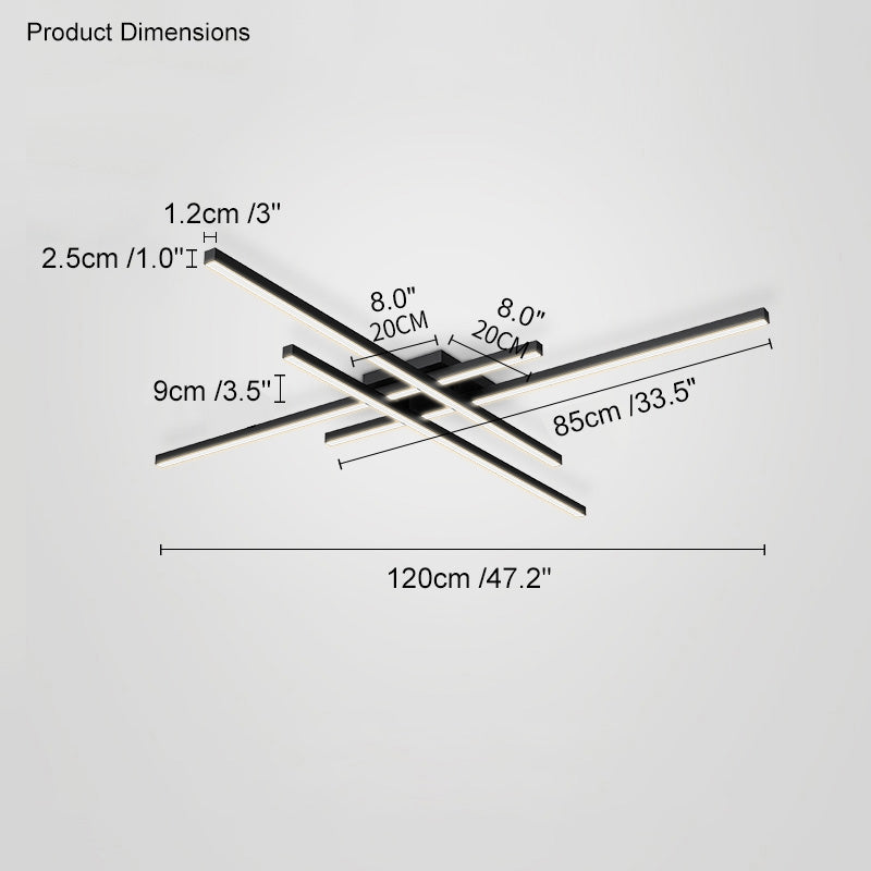 Crossline Flush Light - LM1007 - Lumora