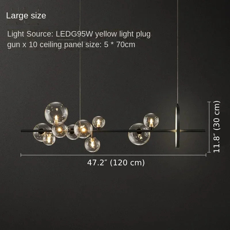 Nordic Bubble Glass Chandelier - LM1019 - Lumora
