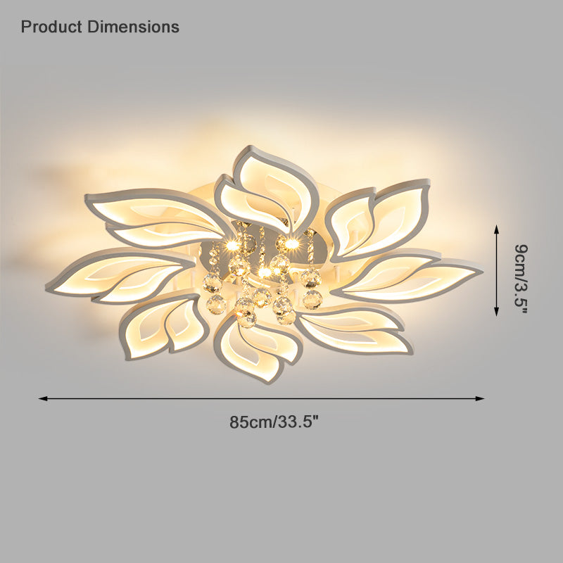 Luxury Modern LED Crystal Ceiling Chandelier - LM1123