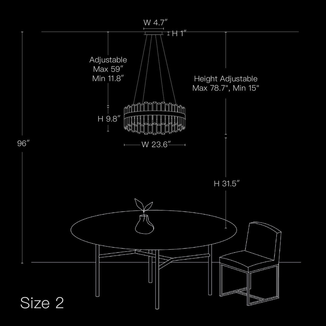 Aurum Gold Crystal Ring Chandelier - LM1013