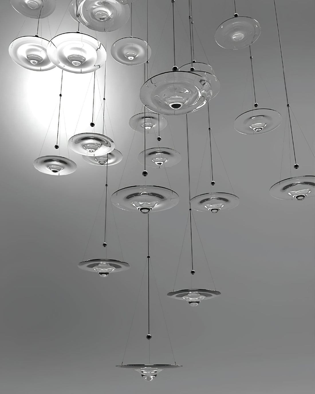 Glass Disc Pendant Light - LM1117