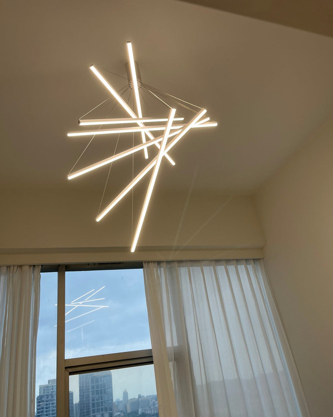 Multi-Sticks LED Chandelier - LM1033 - Lumora