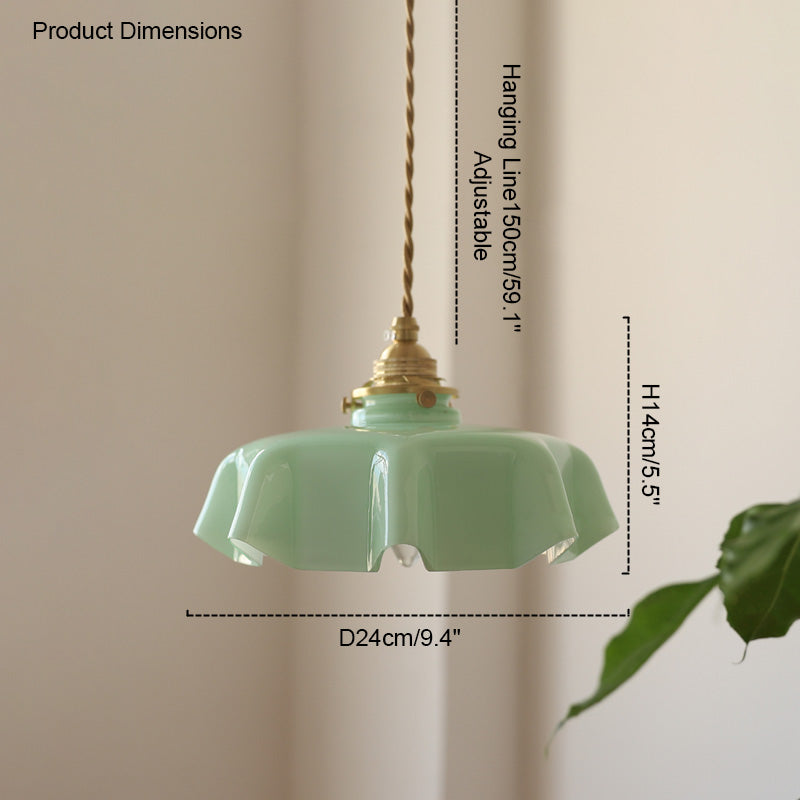 Vintage Glass Pendant Light - LM1106 - Lumora
