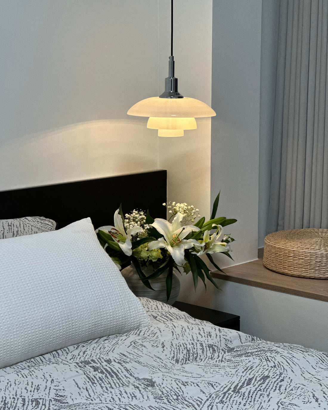 Nordic Milk Glass Pendant Light - LM1037 - Lumora
