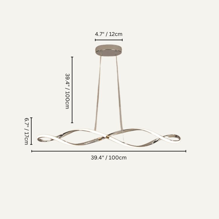 Curlicue Chandelier - LM1010 - Lumora