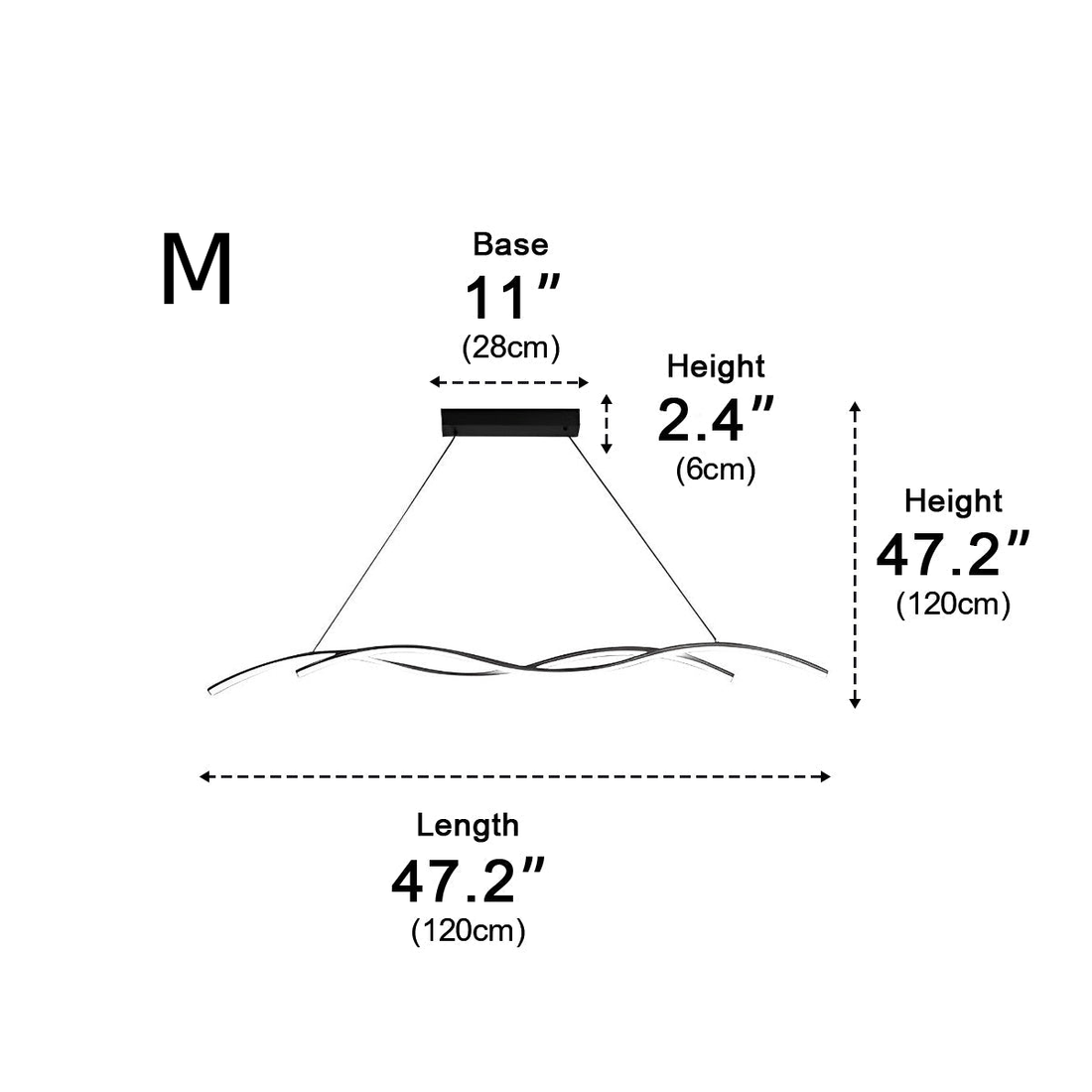 Double Curve Light - LM1006 - Lumora