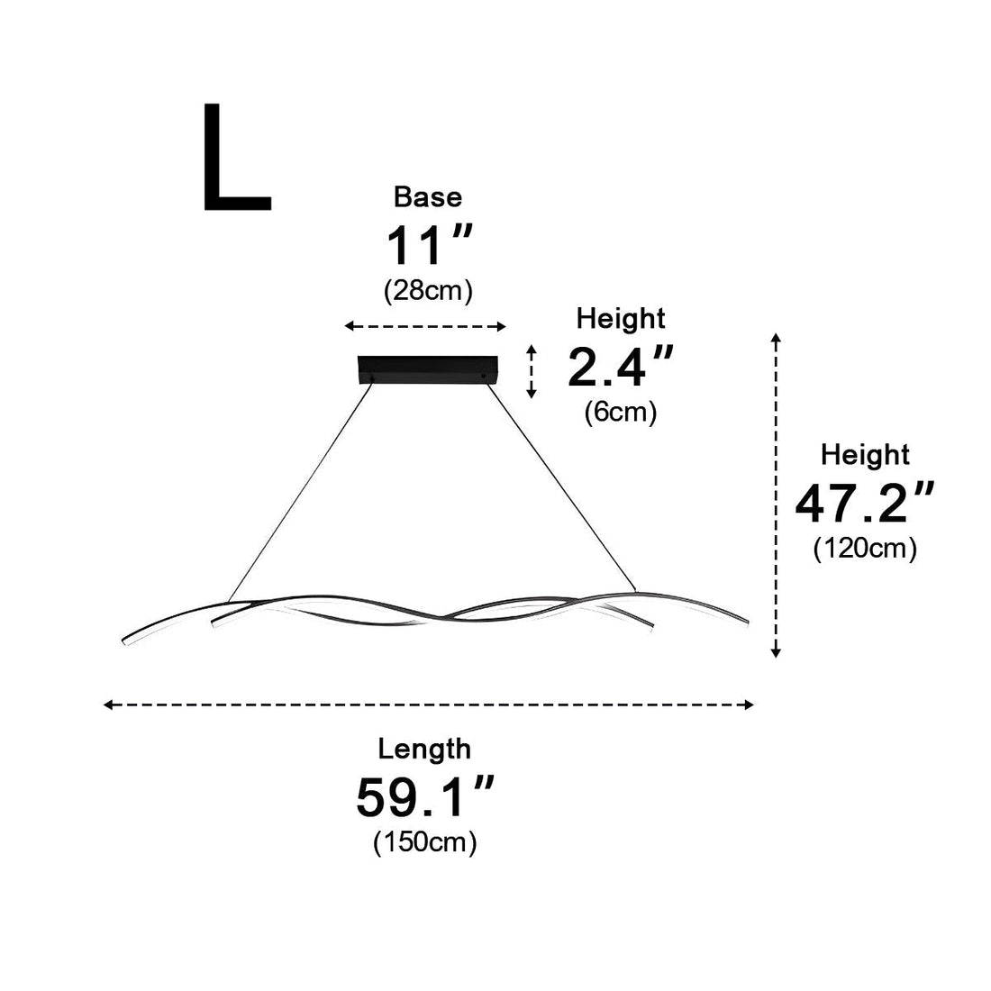 Double Curve Light - LM1006 - Lumora