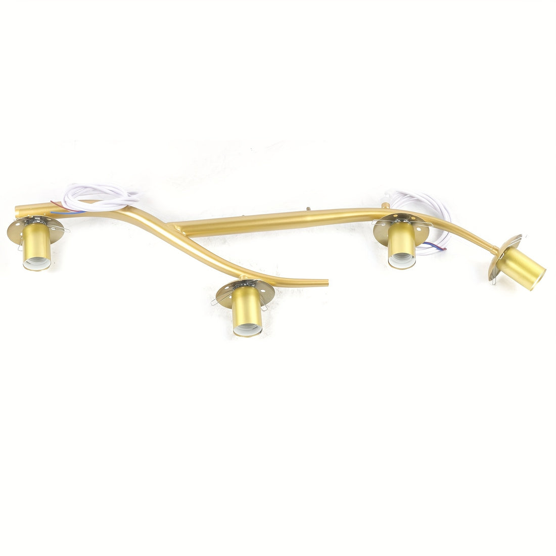 Modern Nordic Bird LED Chandelier – Gold with Amber Glass – LM1056 - Lumora