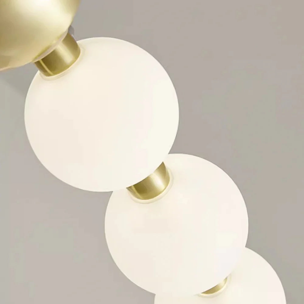 Modern Pearl Necklace Ring Chandelier - LM1051 - Lumora