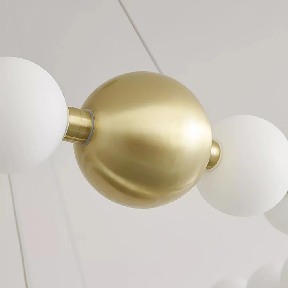 Modern Pearl Necklace Ring Chandelier - LM1051 - Lumora
