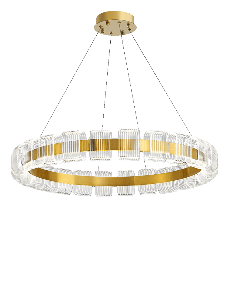 Aurelia Gold Ring LED Chandelier - LM1094 - Lumora