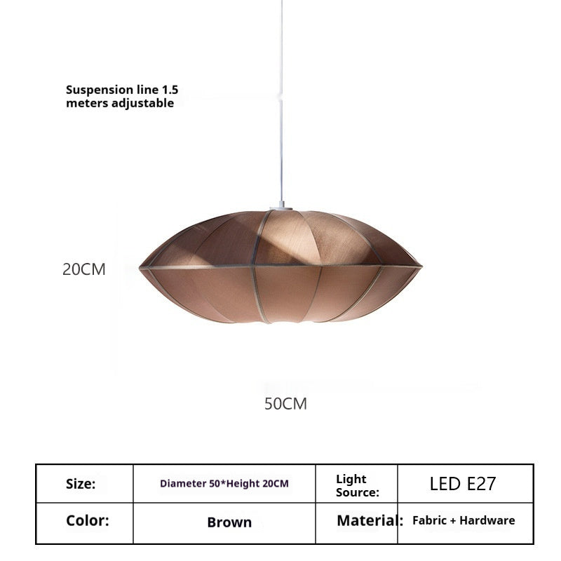 Japanese Vintage Fabric Pendant Light – LM1058 - Lumora