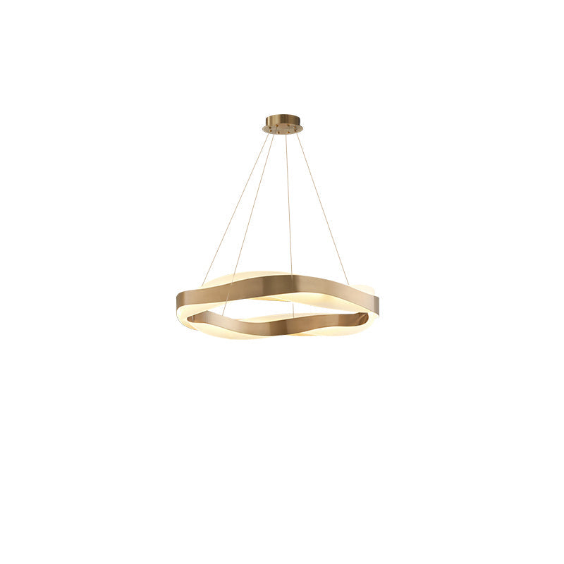 Modern Wave LED Chandelier - LM1070 - Lumora