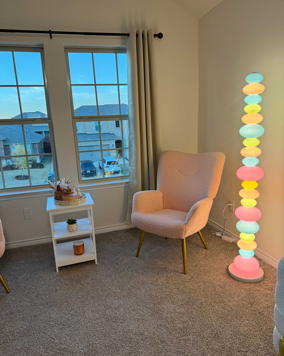 Colorful Glass Floor Lamp - LM1126