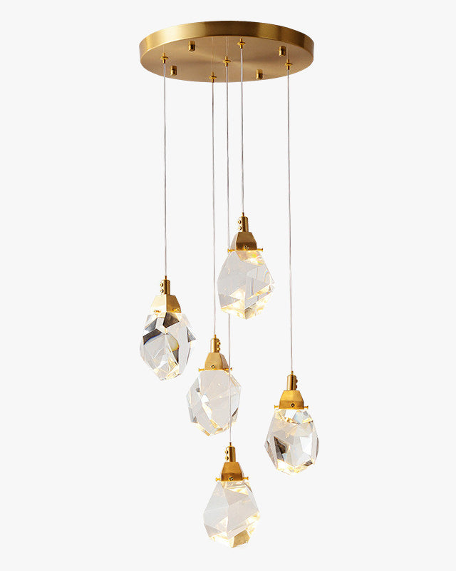 Cascading Crystal Pendant Chandelier-LM1040 - Lumora