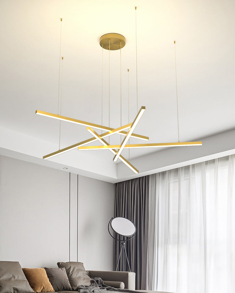 Multi Light Sticks LED Chandelier-LM1038 - Lumora