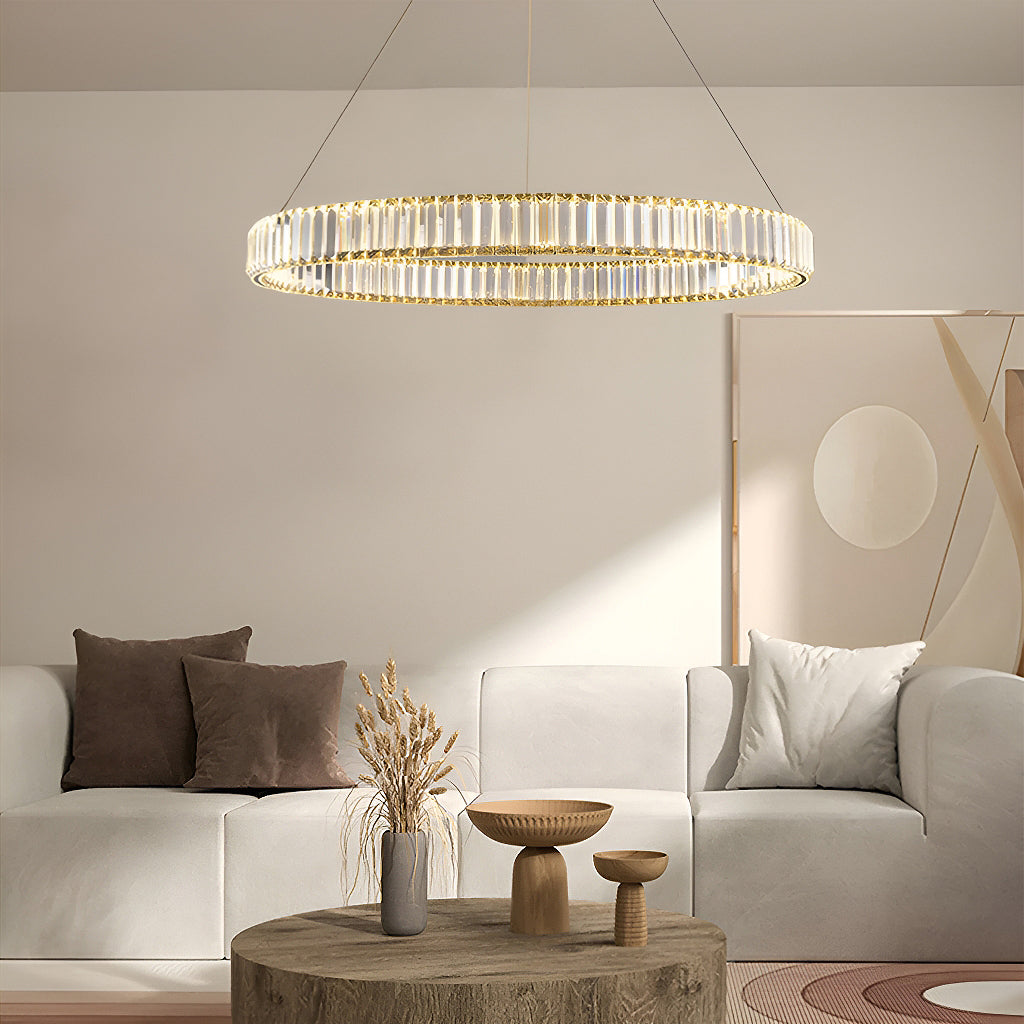 Luxury Crystal Ring Chandelier - LM1029 - Lumora