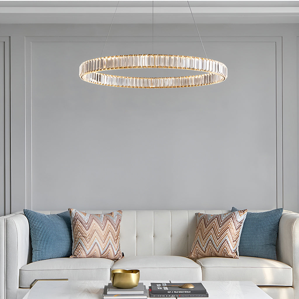 Luxury Crystal Ring Chandelier - LM1029 - Lumora