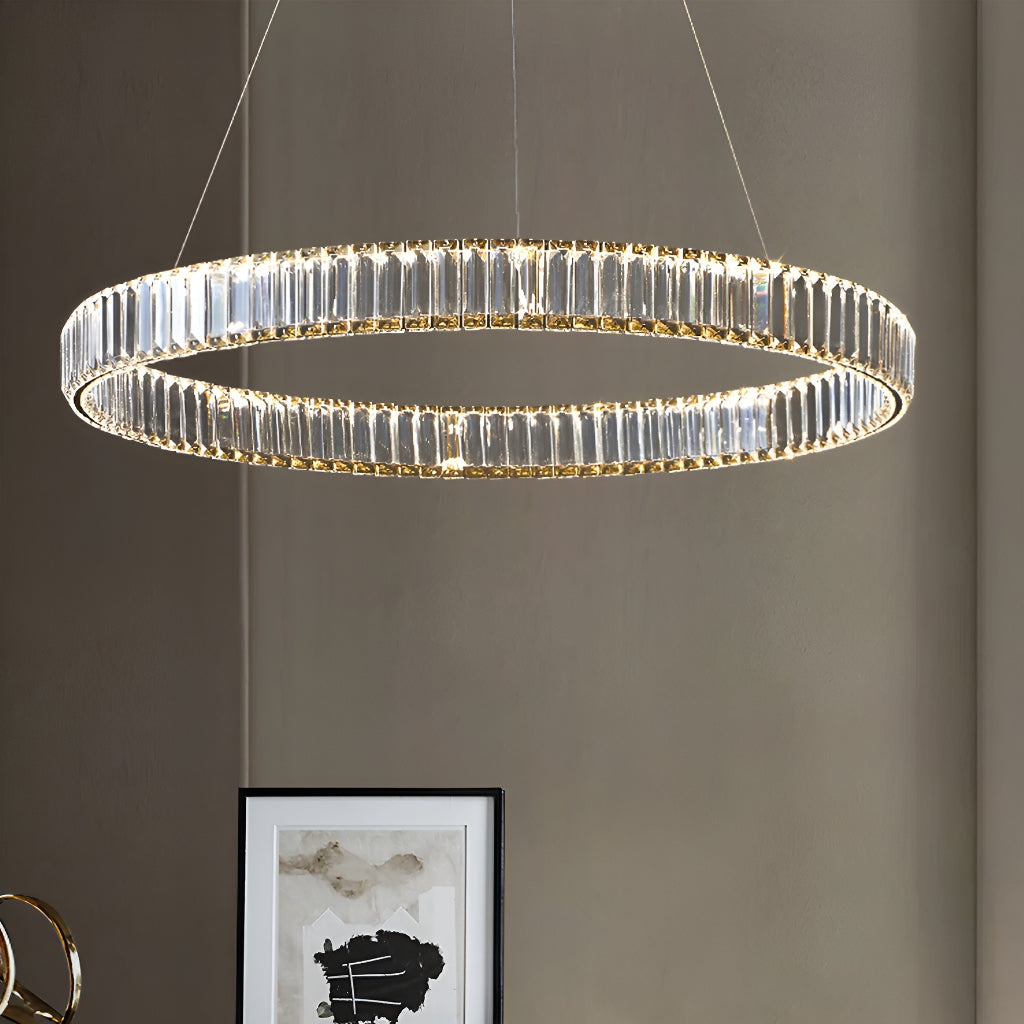 Luxury Crystal Ring Chandelier - LM1029 - Lumora