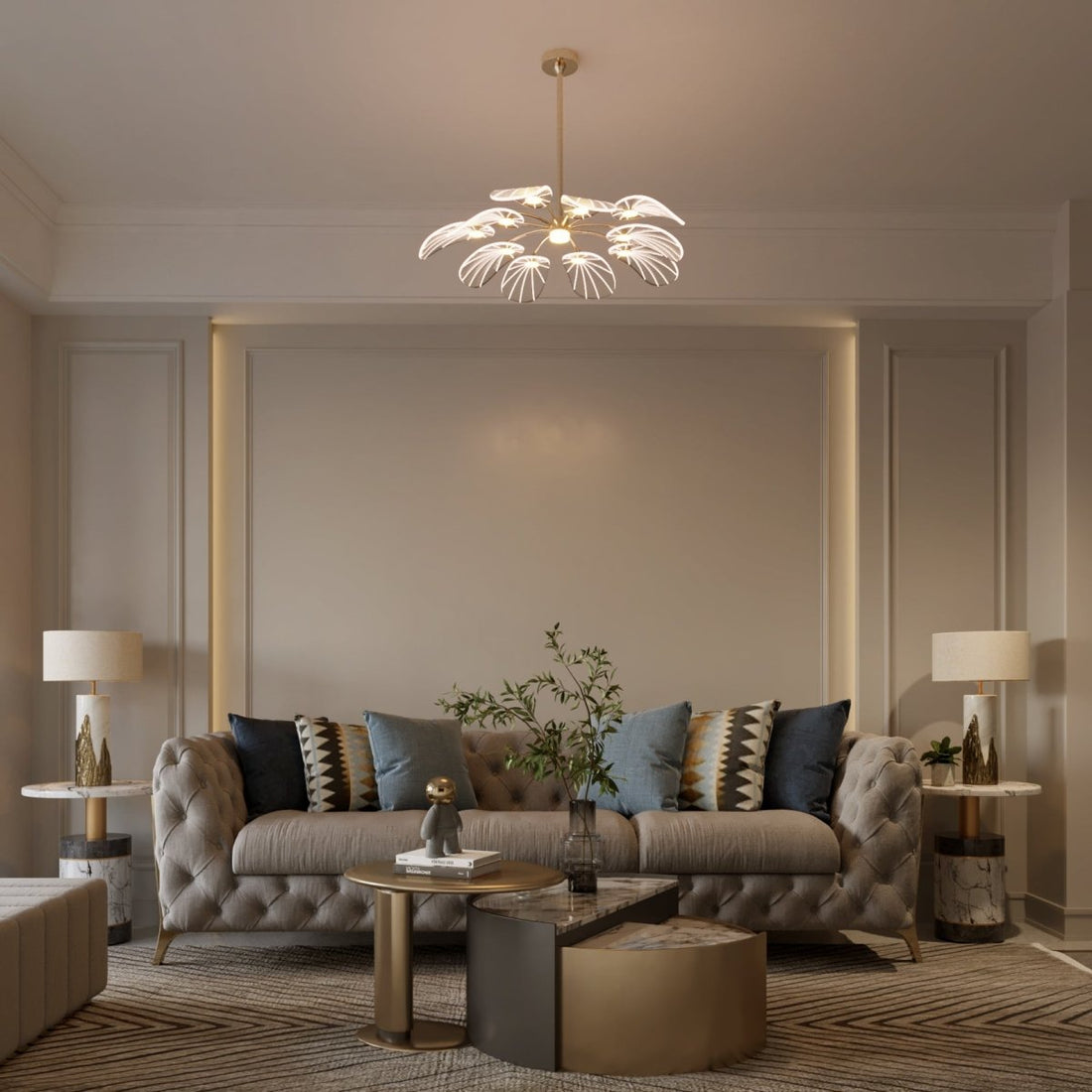 Rotasu Chandelier - LM1012 - Lumora